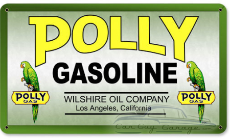 Polly Gas Metal Signs