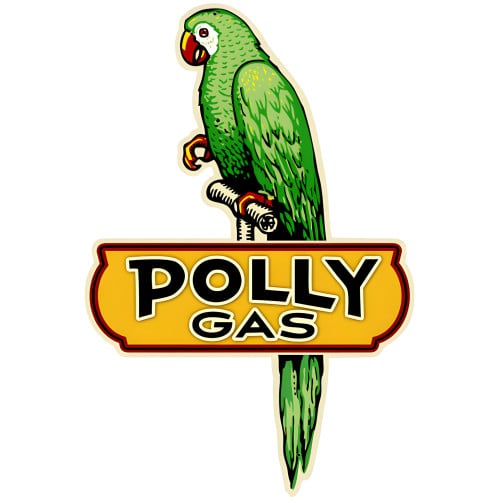 Polly Gas Metal Sign - 21" x 31"