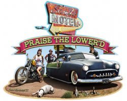 Praise the Lower'd Metal Sign - 18" x 15"