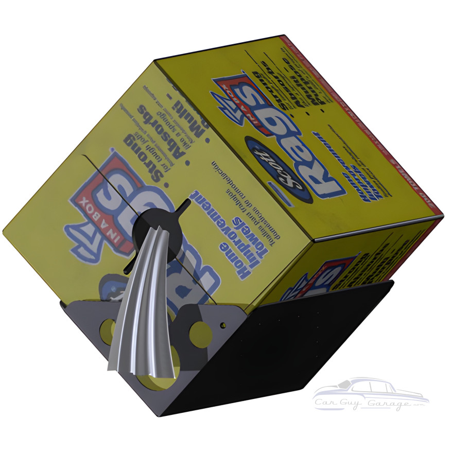 Premium Aluminum Trick Shop Rag Box Holder Premium Aluminum Trick Shop Rag Box Holder