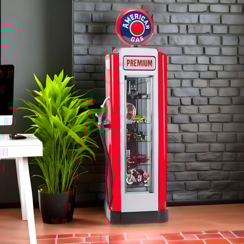 American Gas Premium Display Case Wayne 70 Gas Pump