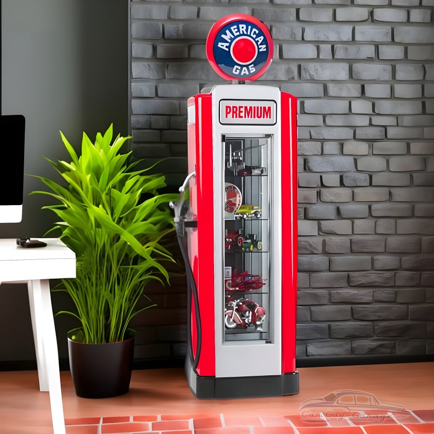 American Gas Premium Display Case Wayne 70 Gas Pump American Gas Premium Display Case Wayne 70 Gas Pump