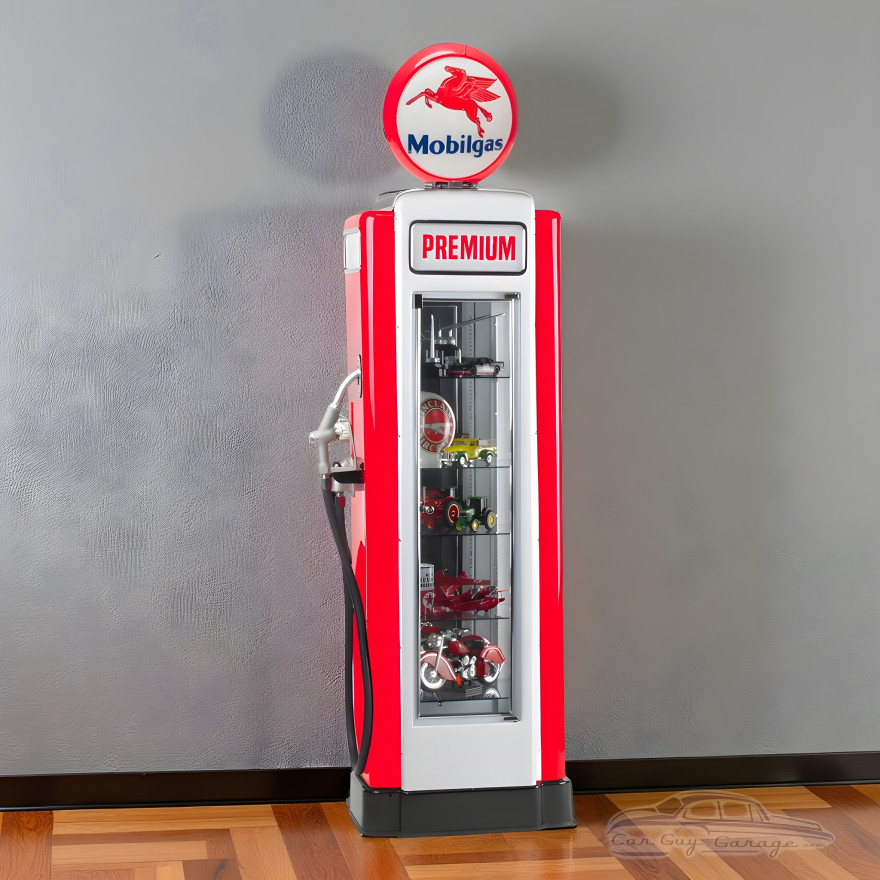 Mobilgas Wayne 70 Display Case - 90" Tall x 30" Wide x 18" Deep