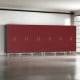 Red Modular 6 Piece Garage Storage Closets Red Modular 6 Piece Garage Storage Closets