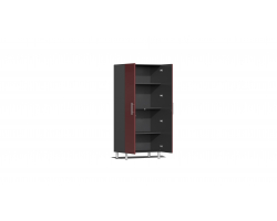 Ruby Red Metallic MDF 8-Piece Tall Cabinet Kit