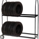 Basic Mobile Tire Rack on 2 Wheels Basic Mobile Tire Rack on 2 Wheels