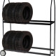 Basic Mobile Tire Rack on 2 Wheels