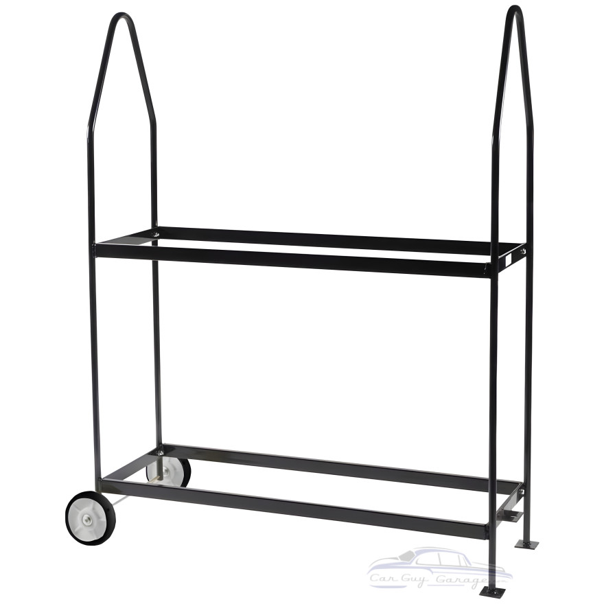 Basic Mobile Tire Rack on 2 Wheels Basic Mobile Tire Rack on 2 Wheels