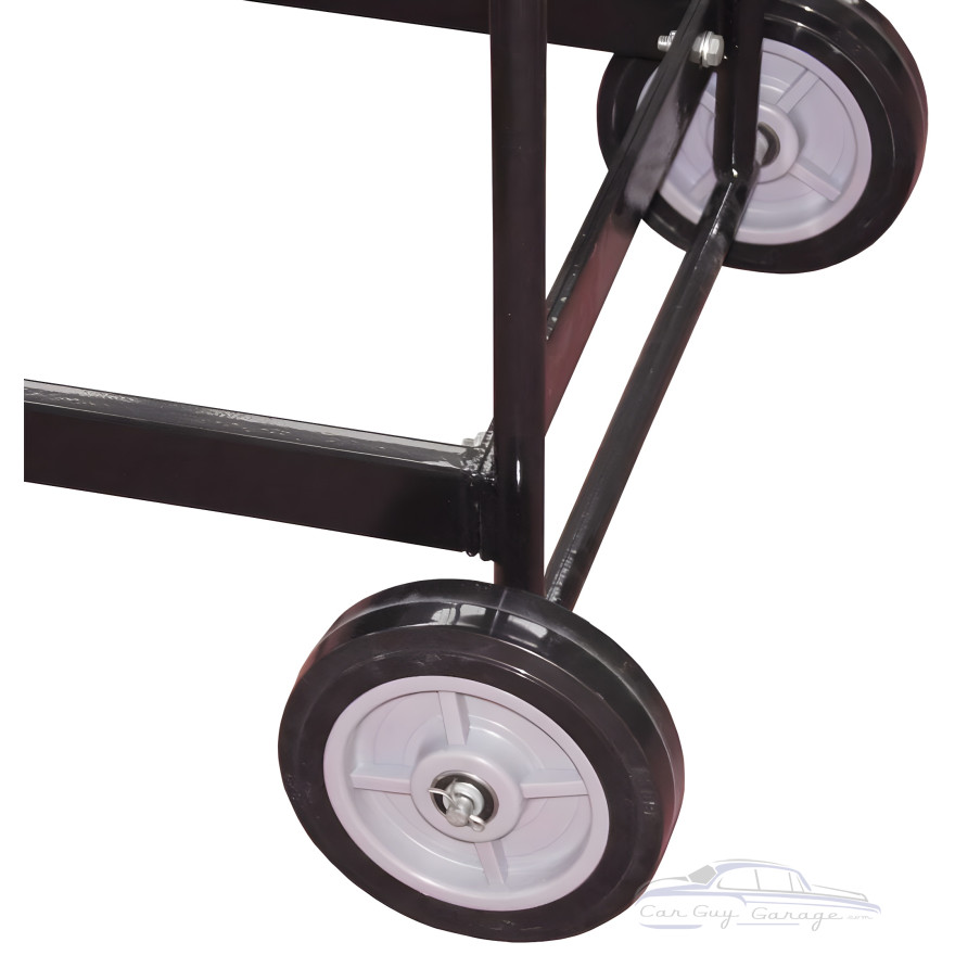 Basic Mobile Tire Rack on 2 Wheels Basic Mobile Tire Rack on 2 Wheels