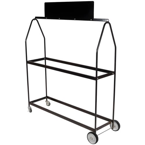 Deluxe Mobile Tire Rack on 4 Wheels