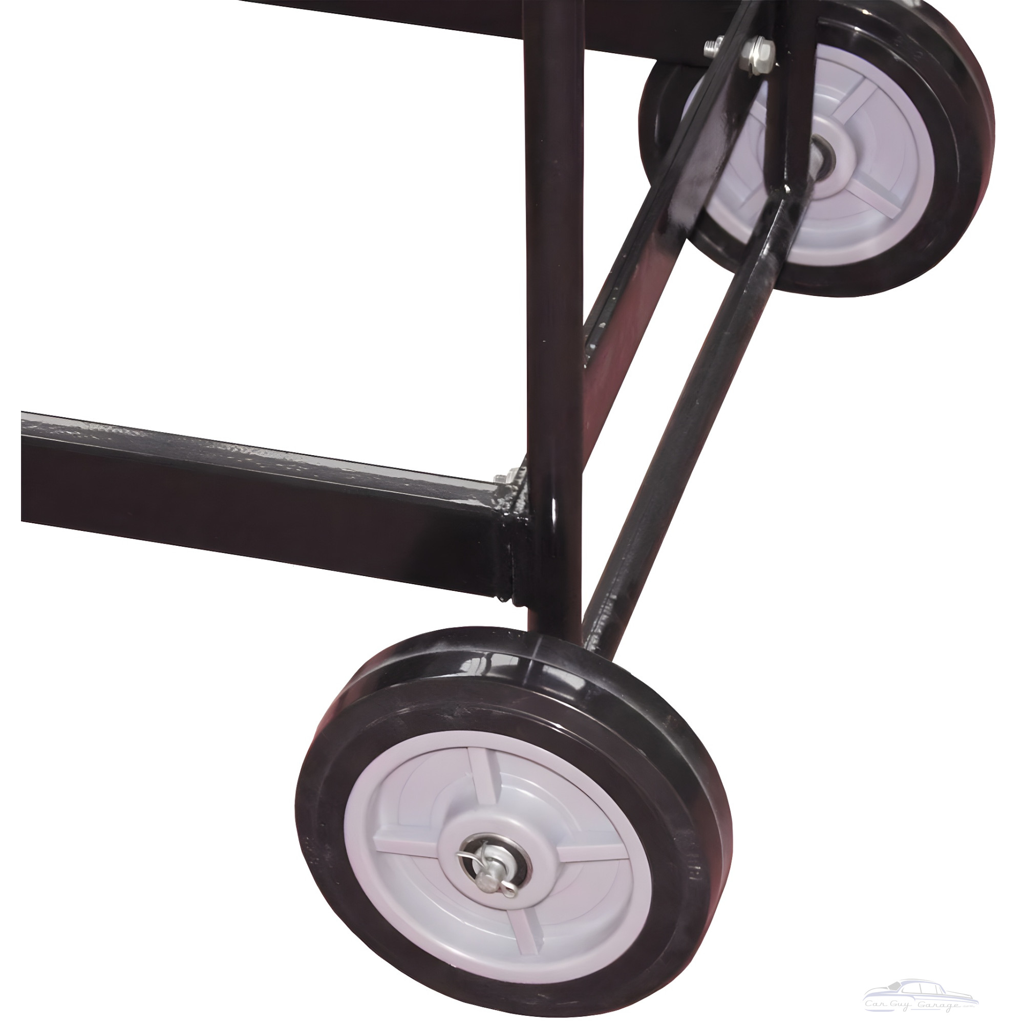 Deluxe Mobile Tire Rack - Holds 14-16 Tires, 4 Wheels