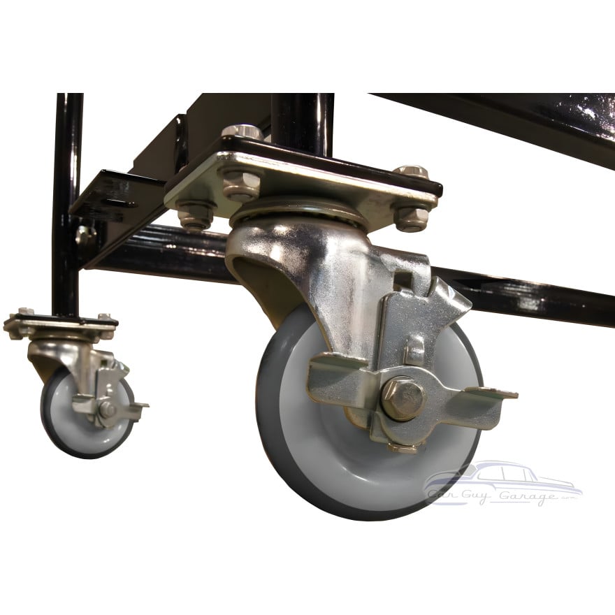 Deluxe Mobile Tire Rack on 4 Wheels Deluxe Mobile Tire Rack on 4 Wheels