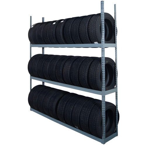 Three Tier Tire Shelving for 27 to 33 Tires