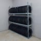 Three Tier Tire Shelving for 27 to 33 Tires Three Tier Tire Shelving for 27 to 33 Tires