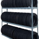 Three Tier Tire Shelving for 27 to 33 Tires Three Tier Tire Shelving for 27 to 33 Tires