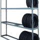 Three Tier Tire Shelving for 27 to 33 Tires Three Tier Tire Shelving for 27 to 33 Tires