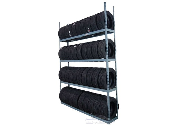 Four Tier Tire Shelving for 36 to 44 Tires