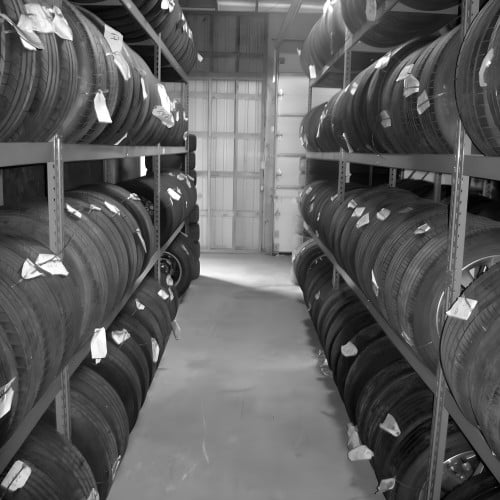 Four Tier Tire Shelving for 36 to 44 Tires