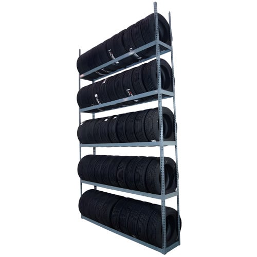 Five Tier Tire Shelving for 45 to 55 Tires