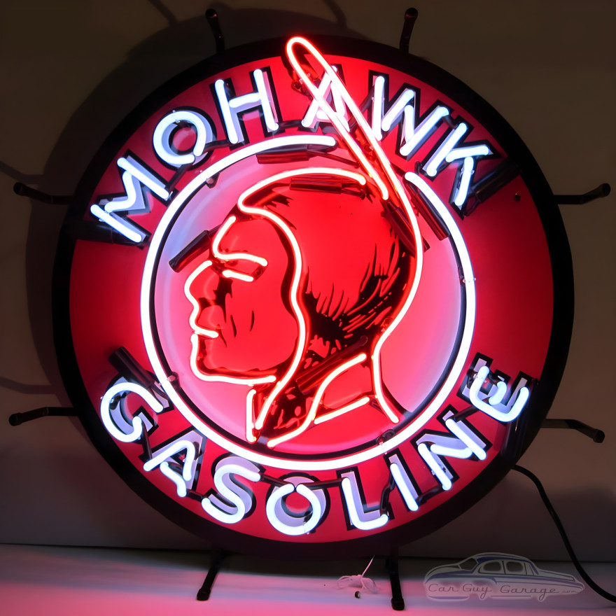 Mohawk Gasoline Neon Sign Mohawk Gasoline Neon Sign