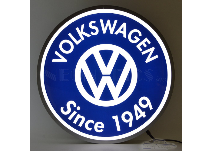 Volkswagen Since 1949 Backlit 15 Inch Led Lighted Sign