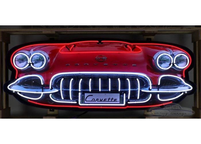 Corvette C1 Grill Neon Sign