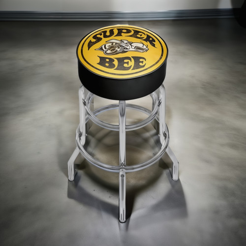 Dodge Super Bee Padded Swivel Shop Stool