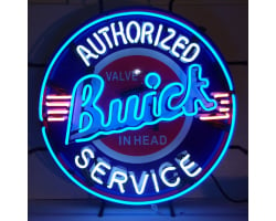 Buick Neon Sign With Backing
