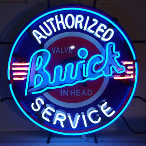 Buick Authorized Service Neon Sign - 24