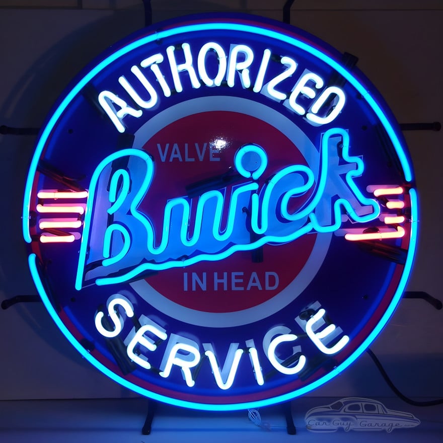 Buick Neon Sign With Backing Buick Neon Sign With Backing