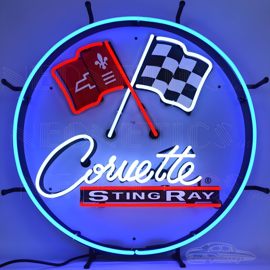 Corvette C2 Stingray Neon Sign Corvette C2 Stingray Neon Sign