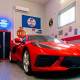 Super Chevy Service Neon Sign With Backing Super Chevy Service Neon Sign With Backing