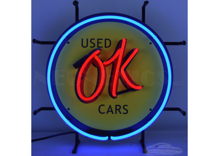 Ok Used Cars Junior Neon Sign