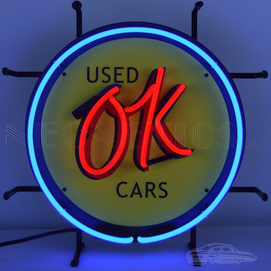 Ok Used Cars Neon Sign Ok Used Cars Neon Sign