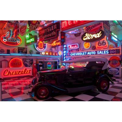 Ok Used Cars Neon Sign - Retro Style, Eye-Catching, Durable