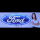 5 Foot Ford Oval Neon Sign 