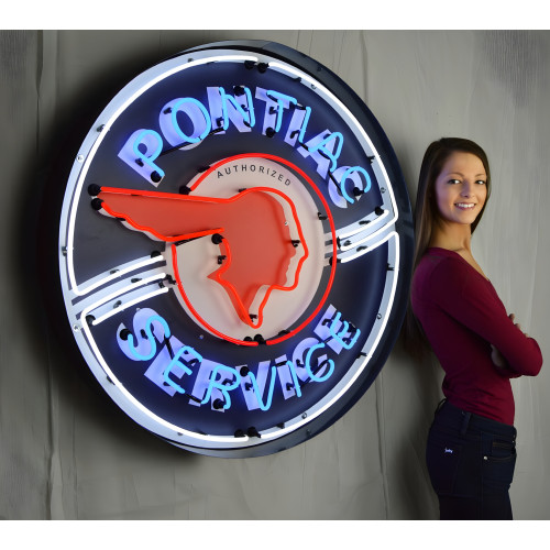 Pontiac Service Neon Sign 