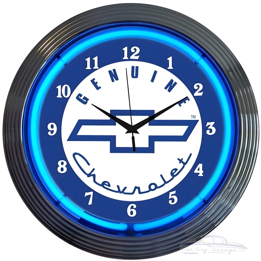 GM Genuine Chevy Neon Clock GM Genuine Chevy Neon Clock