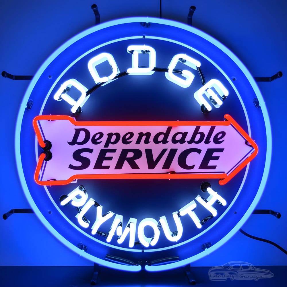 Dodge Dependable Service Neon Sign main image 1
