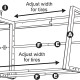 Adjustable Tire Storage Rack Adjustable Tire Storage Rack