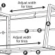 Adjustable Tire Storage Rack