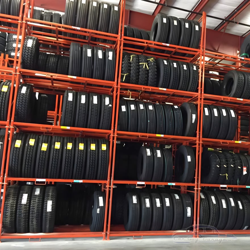 Truck and Bus Tires Folding Rack