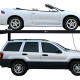 8,000 lb Four Post Deluxe Storage Car Lift with Extended Length and Height