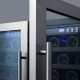 Dual Temperature Wine Cooler Dual Temperature Wine Cooler