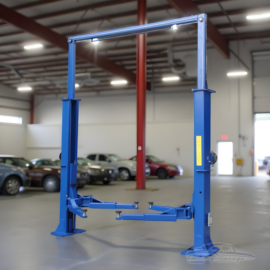 15,000 lb Heavy Duty 2 Post Car and Truck Lift, Clear Floor Symmetric