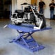 1,500 lb Motorcycle Lift Table with Vise and Side Extensions