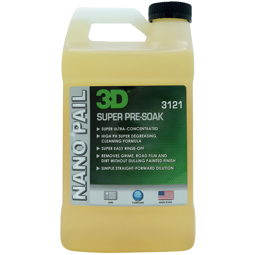 64oz of Super Concentrated Pre-Soak (equal to 5 gallons of regular concentrate) 64oz of Super Concentrated Pre-Soak (equal to 5 gallons of regular concentrate)
