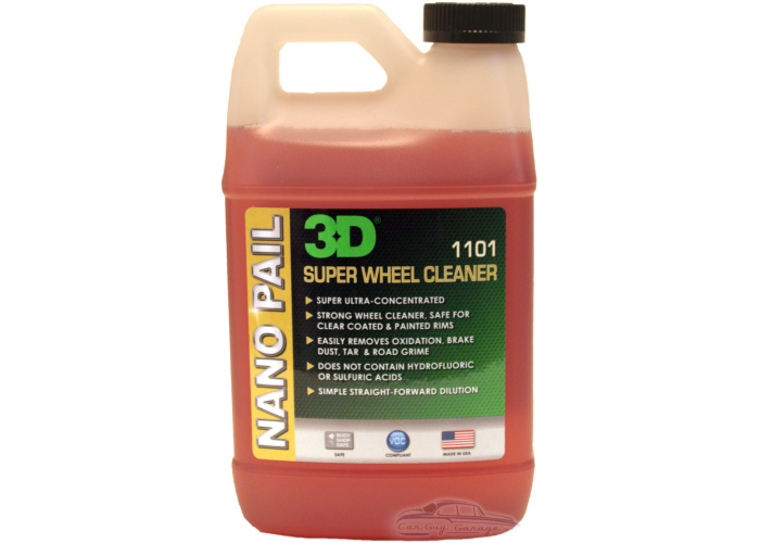 1 Gallon of Super Concentrated Wheel Cleaner (equal to 10 gallons of regular concentrate)