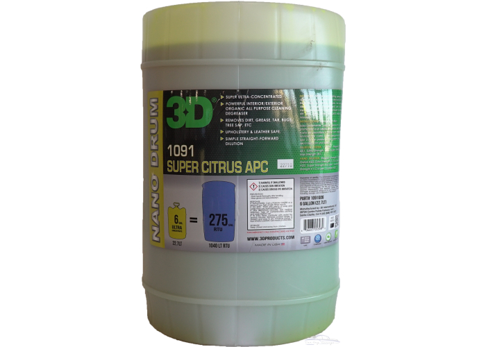 6 Gallons of Super Concentrated Citrus All-Purpose Cleaner (equal to 55 gallons of regular concentration)