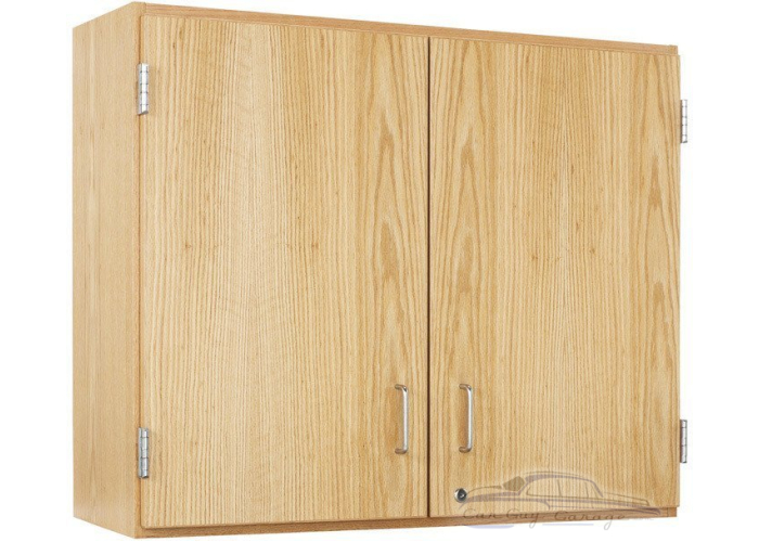 Solid Maple 36"W x 12"D x 30"H Wall Garage Cabinet